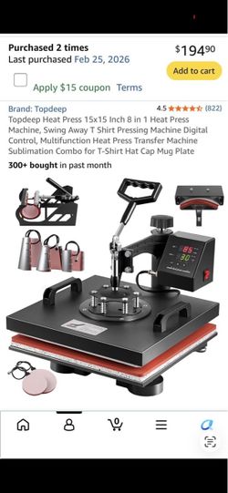 Heat press machine