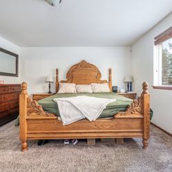 King Size Bed With Dresser And Night Stands