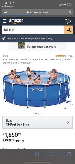 Intex pool