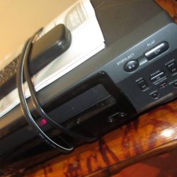 PHILIPS VRB611AT VCR 4-Head Video Player/Recorder with Remote Cleaned