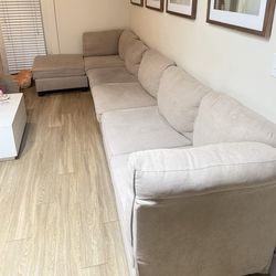 MUST GO TODAY!! Cream Modular Sectional Sofa w/ Pillows – RH Cloud Style