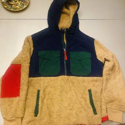 Polo Ralph Lauren Hybrid Multicolorerd Sherpa Jacket
