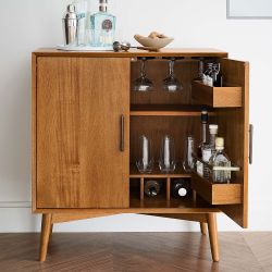 West Elm Mid-Century Bar Cabinet (32")