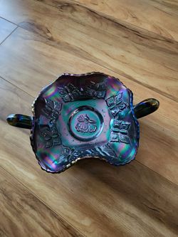 Fenton Iridescent  Small Dish