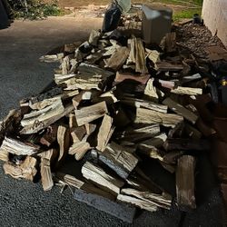 Dry Split Almond Mix firewood!!!Ready Too Burn Seasoned Wood!!!