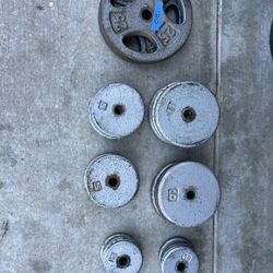 Standard Weights, Curl Bar, Weight Rack, Standard Bar