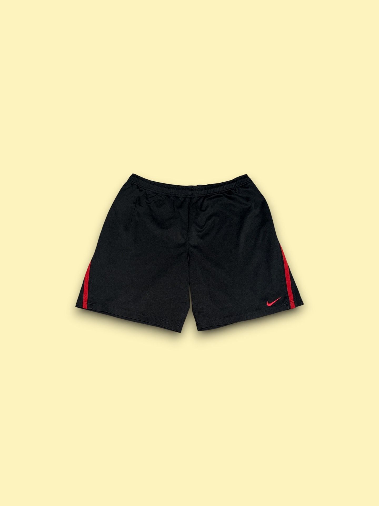 Nike Epic Knit Black Red Striped Training Running Athletic Shorts Mens XL