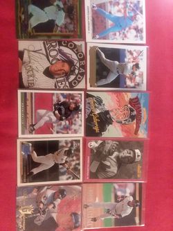 10 Andras Galarraga Baseball Cards