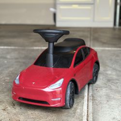 Tesla Model Y Push Car For Toddlers