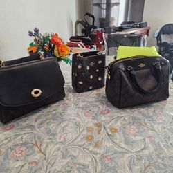 3 coach bags 