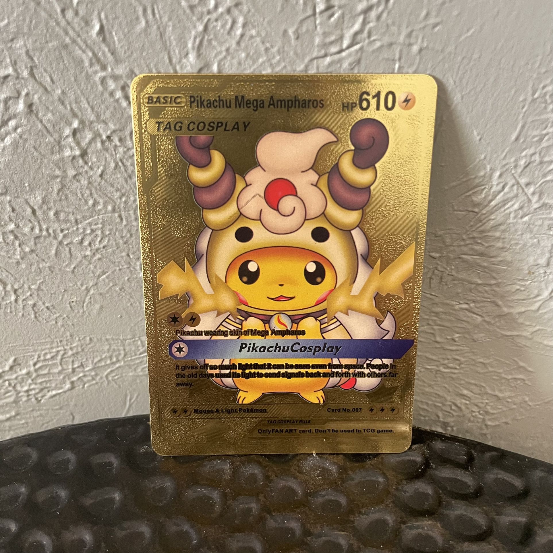 mega pikachu card