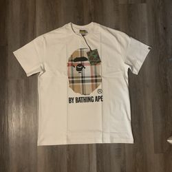 Bathing Ape With A Burberry Design