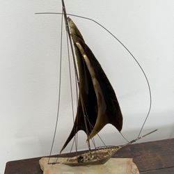 Antique Vintage Ship Decor