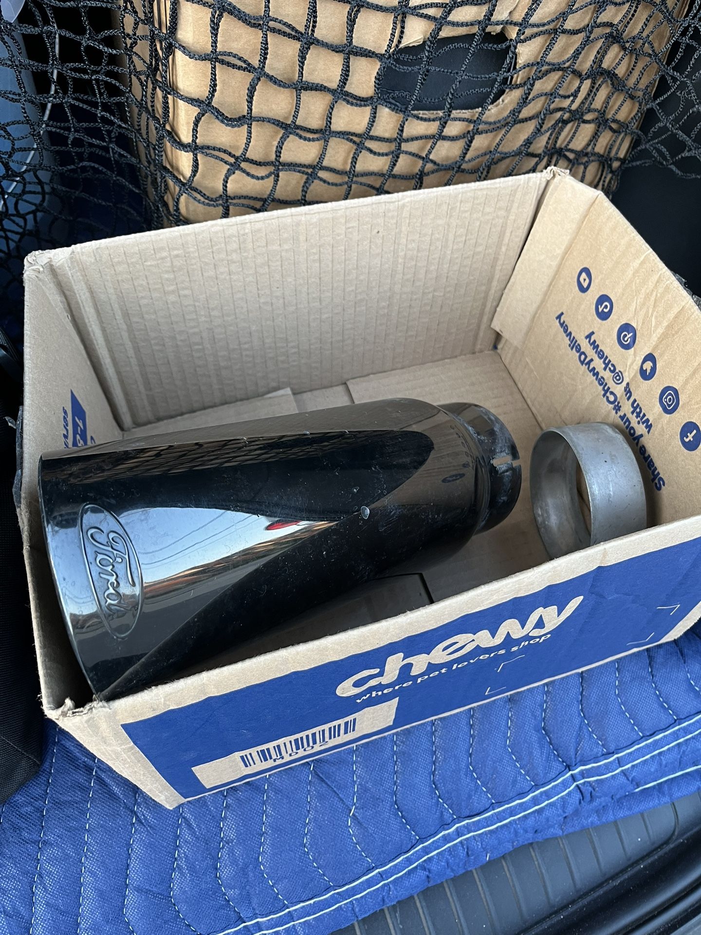 2021-2025 F150 Black Chrome Exhaust Tip 