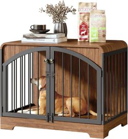 Furniture-Style Dog Crate — Brand New