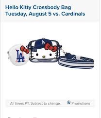 Dodgers Vs Cardinals Hello Kitty Night August 5th
