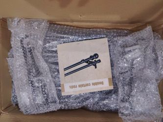 Double curtain rods and splicing curtain rods