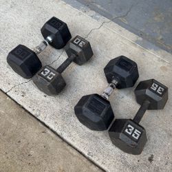 Hex Dumbbells - 130 lbs Total