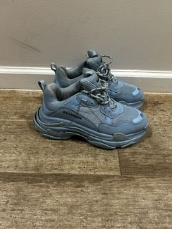 Blue Balenciaga Triple S