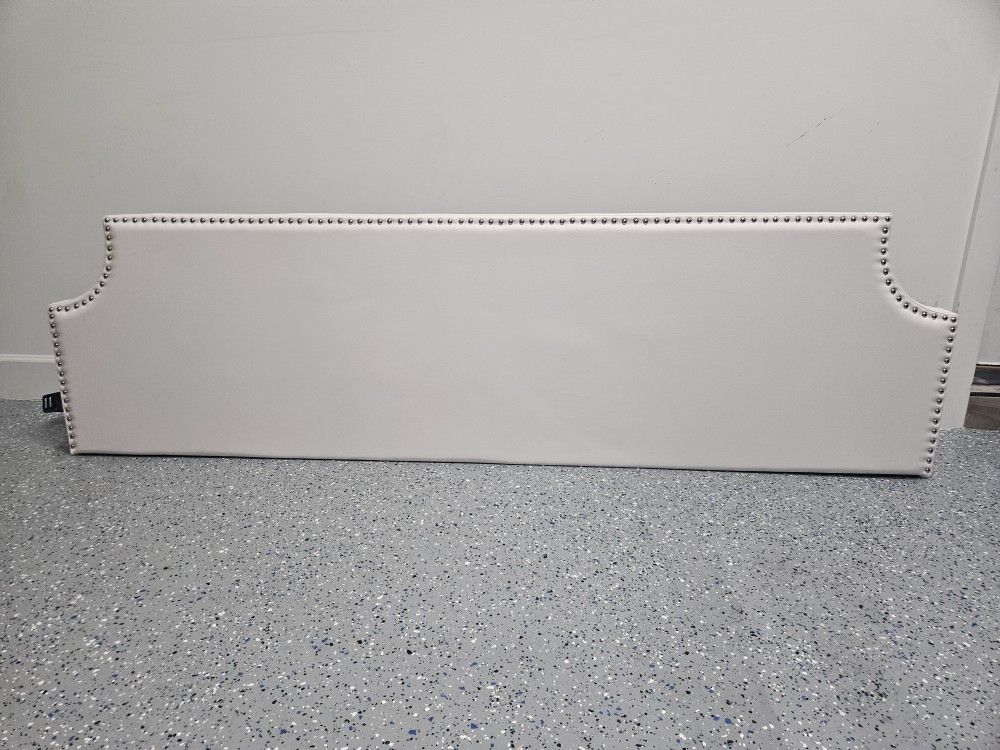 King Size Faux Leather Headboard