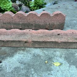 Used Retro Pink Landscape Bricks 