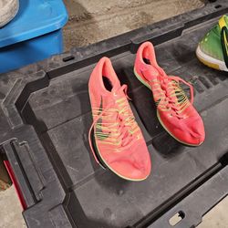 Shoe's never worn. 45 For Both Oregon Shoes Are 10.5 Track Shoes are 12.5