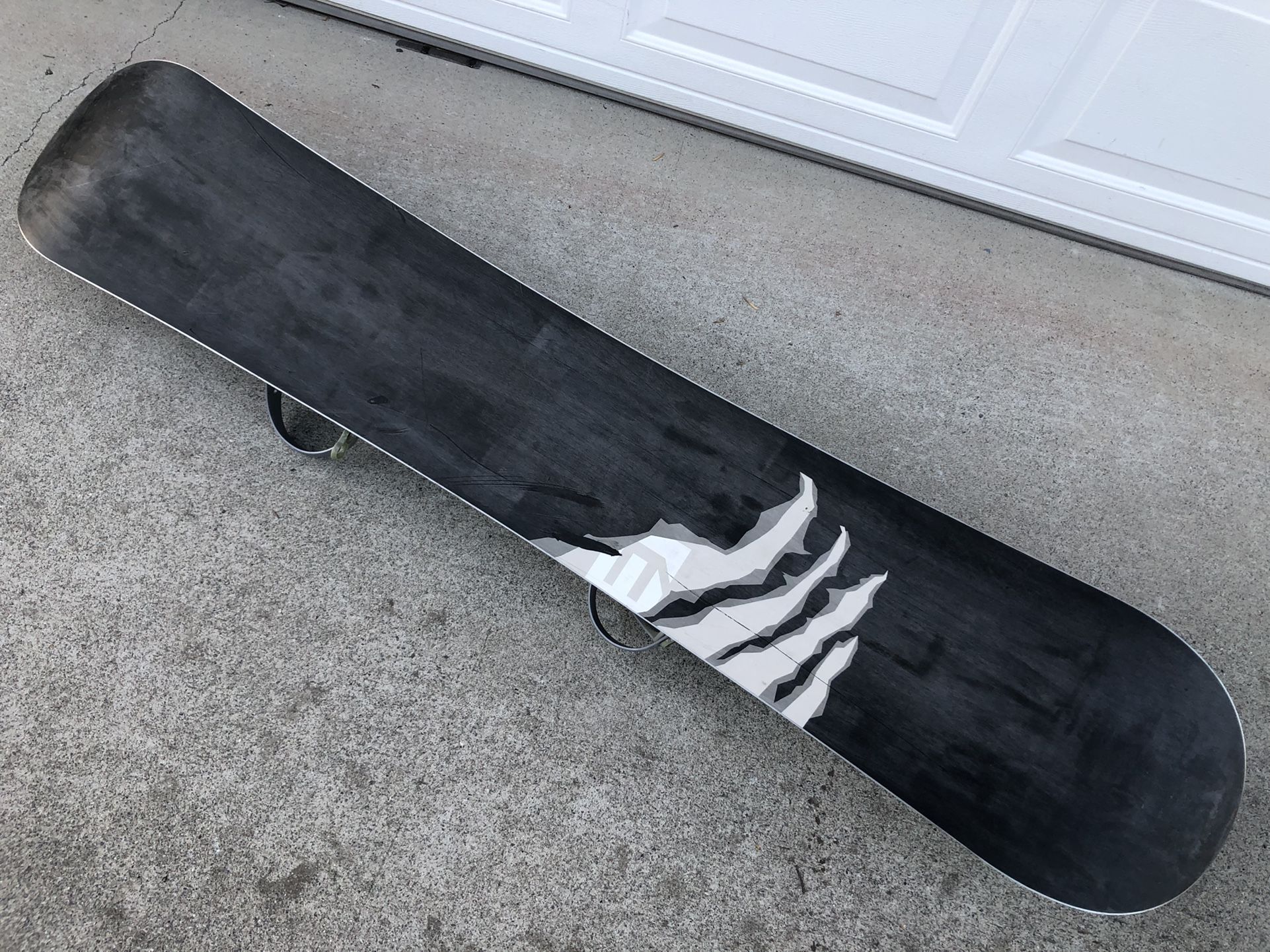 Burton T6 Snowboard 162 cm w/FiveForty large size bindings