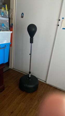 Speed adjustable freestanding reflex bag