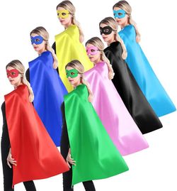 Superhero Capes & Masks Bulk Pack for Teens & Adults – Fun Superhero Party Costumes for Team Spirit & Group Events