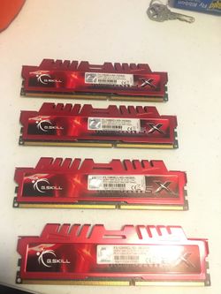 G.skill Ripjaws 32 gb. 8gb each stick