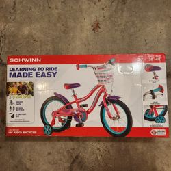 Schwinn Jasmine Kids Bike with Training Wheels

