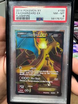 Pokemon XY Flashfire Charizard EX PSA 8