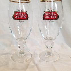 Stella Artois Beer Glass/Chalice - Set of 2  40Cl