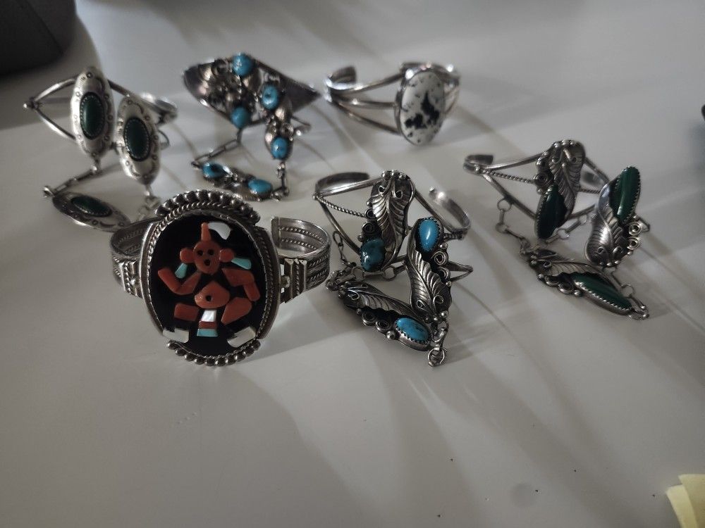 Navajo Zuni Bracelet Lot!!!!! Bracelets For Resale