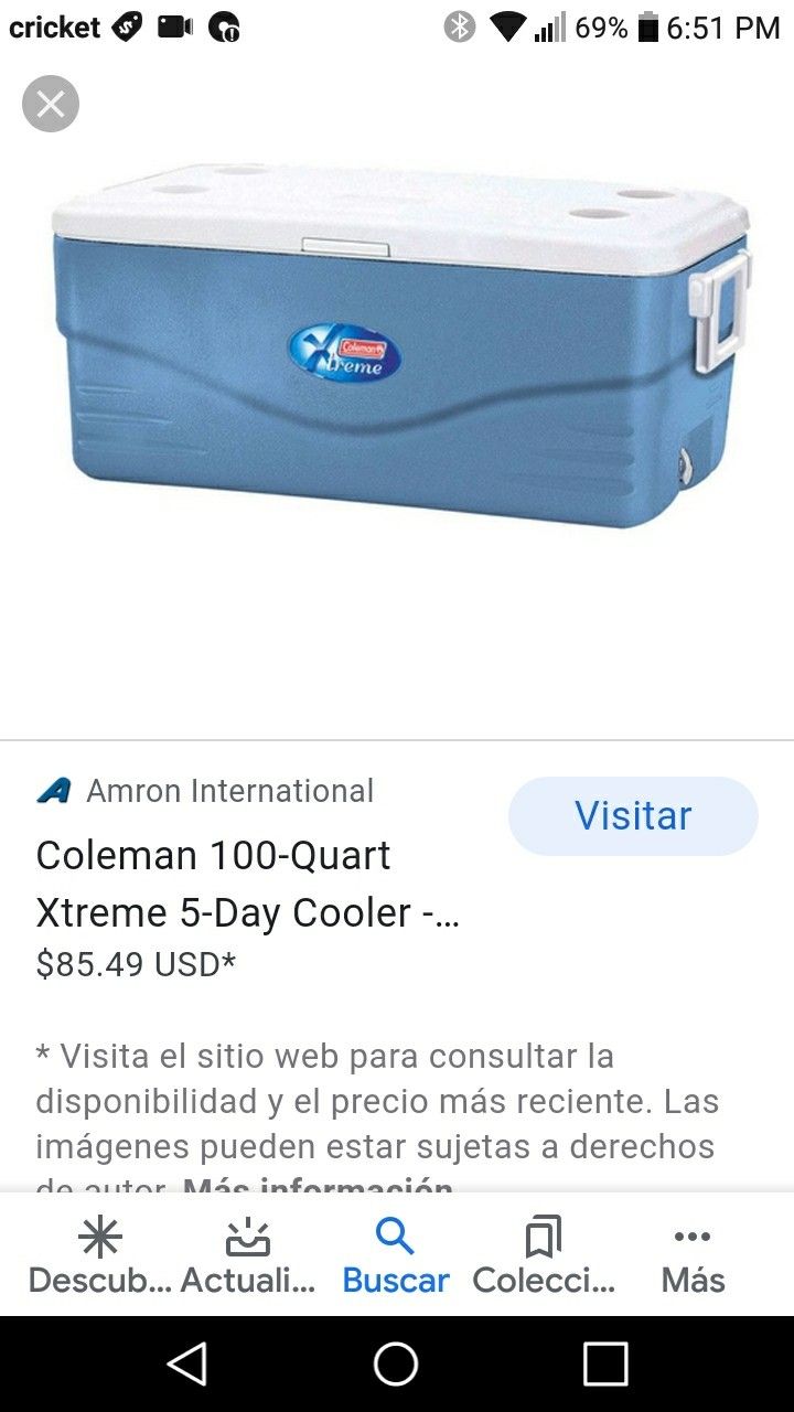 Cooler coleman xtreme 5