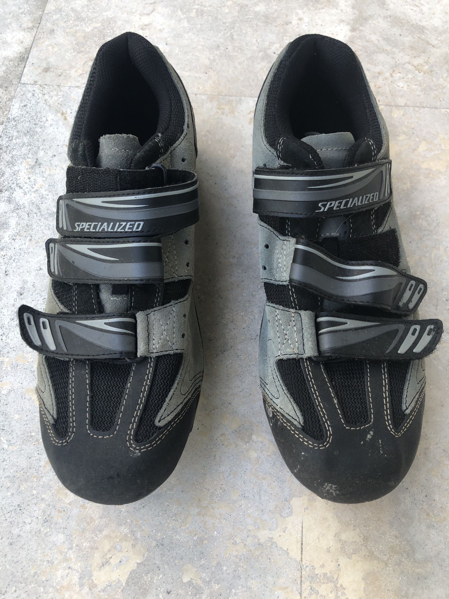 Men’s Specialized Mountain Bike Shoes (47) and Shimano Clips
