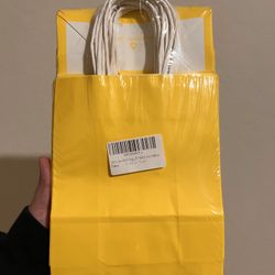 25pcs Yellow Gift/Treat Bags 