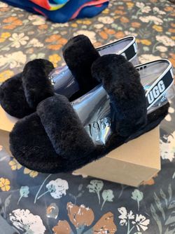 UGG Oh Yeah Slides in Black