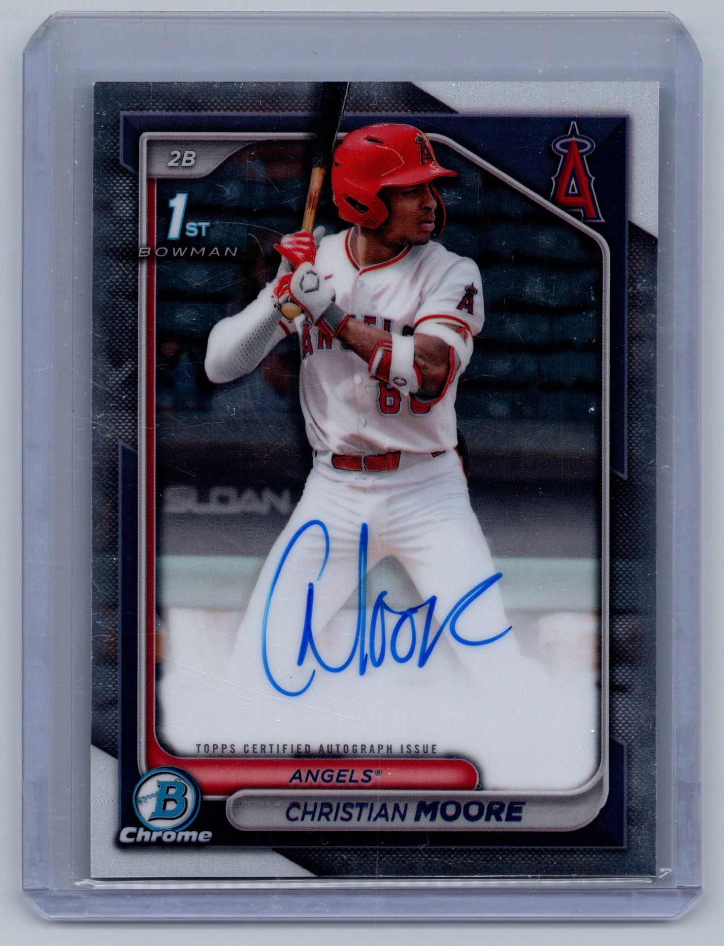 2024 Bowman Christian Moore 1st Chrome Auto