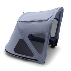 Bugaboo Donkey Breezy Sun Canopy Stroller Accessory with UPF 50 Sun Protection and Ventilation Panels, Seaside Blue