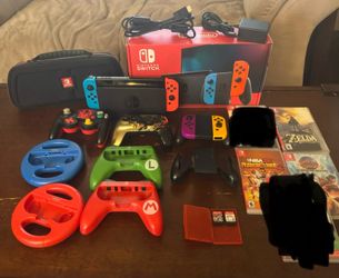 Nintendo Switch 32GB + 5 Games and extras $270 OBO