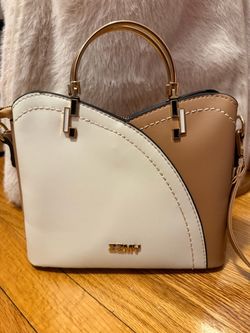 ZZMY Two-Tone Structured Handbag