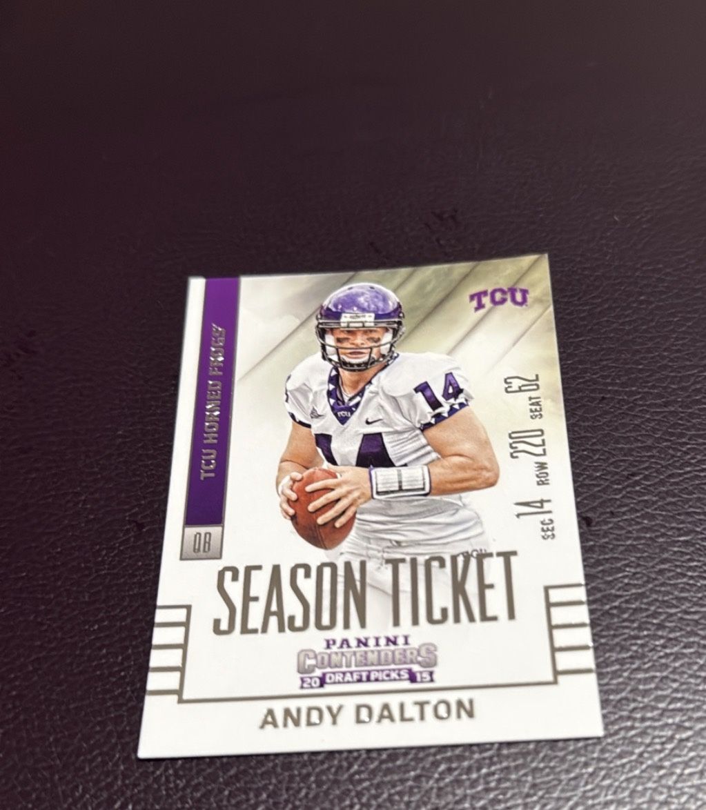 Andy Dalton Tcu Season Ticket
