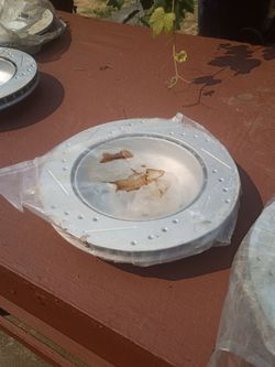 White Plastic Round Lid / Cover