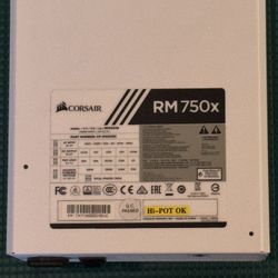 Corsair RM750x White 80+ Gold Fully Modular PSU 
