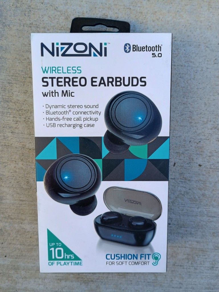 Nizoni Earbuds With Mic Wireless