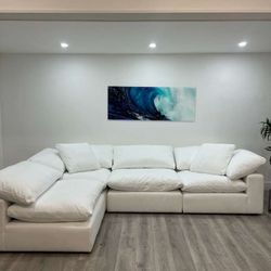 FREE DELIVERY NIXON CLOUD WHITE PERFECT CONDITION MODULAR SOFÁ 