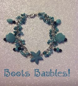 Handcrafted nautical charm bracelet