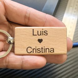 Custom Engraved Wooden Keychains And Coasters 