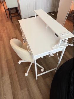 Desk with chair